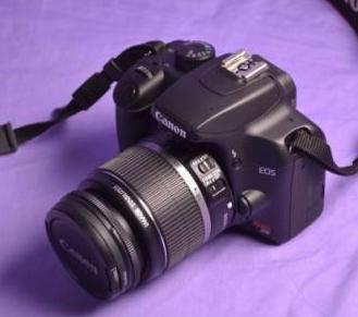 Canon kiss XS with 18-55mm IS dslr camera photo