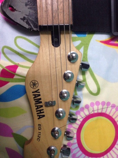Yamaha electric guitar photo